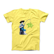 Banksy Fishing Boy Street Art T-shirt - Street, Pop & Media Art - Harvey Ltd