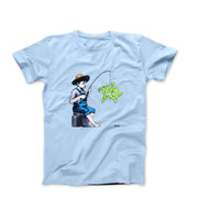 Banksy Fishing Boy Street Art T-shirt - Street, Pop & Media Art - Harvey Ltd