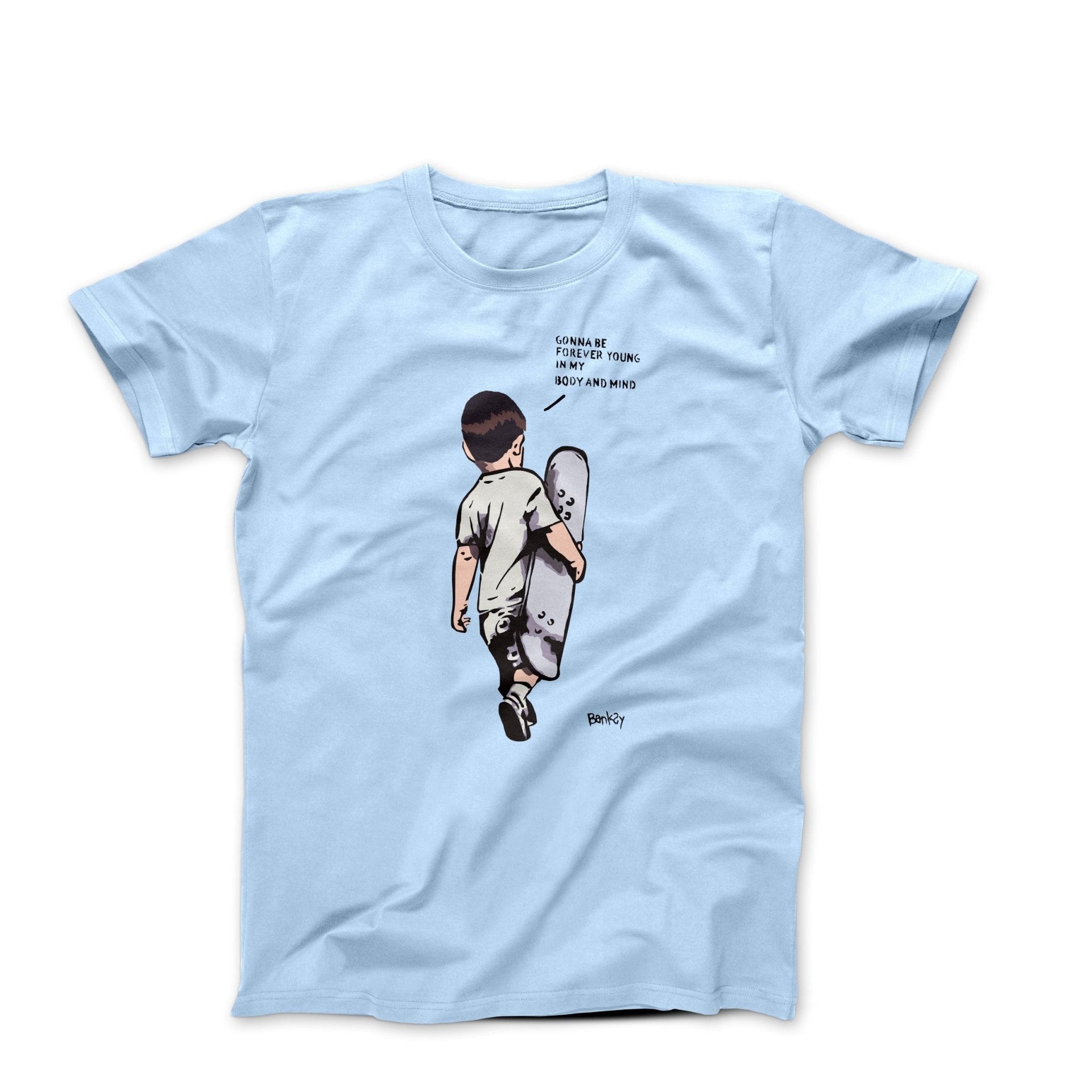 Banksy Forever Young Street Art T-shirt - Street, Pop & Media Art - Harvey Ltd