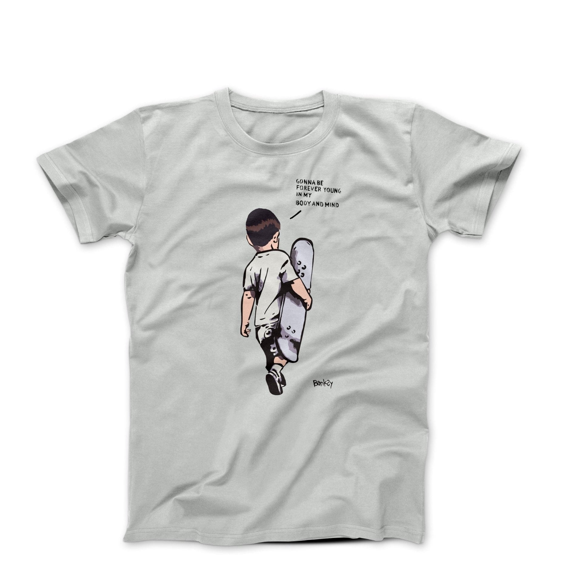 Banksy Forever Young Street Art T-shirt - Street, Pop & Media Art - Harvey Ltd