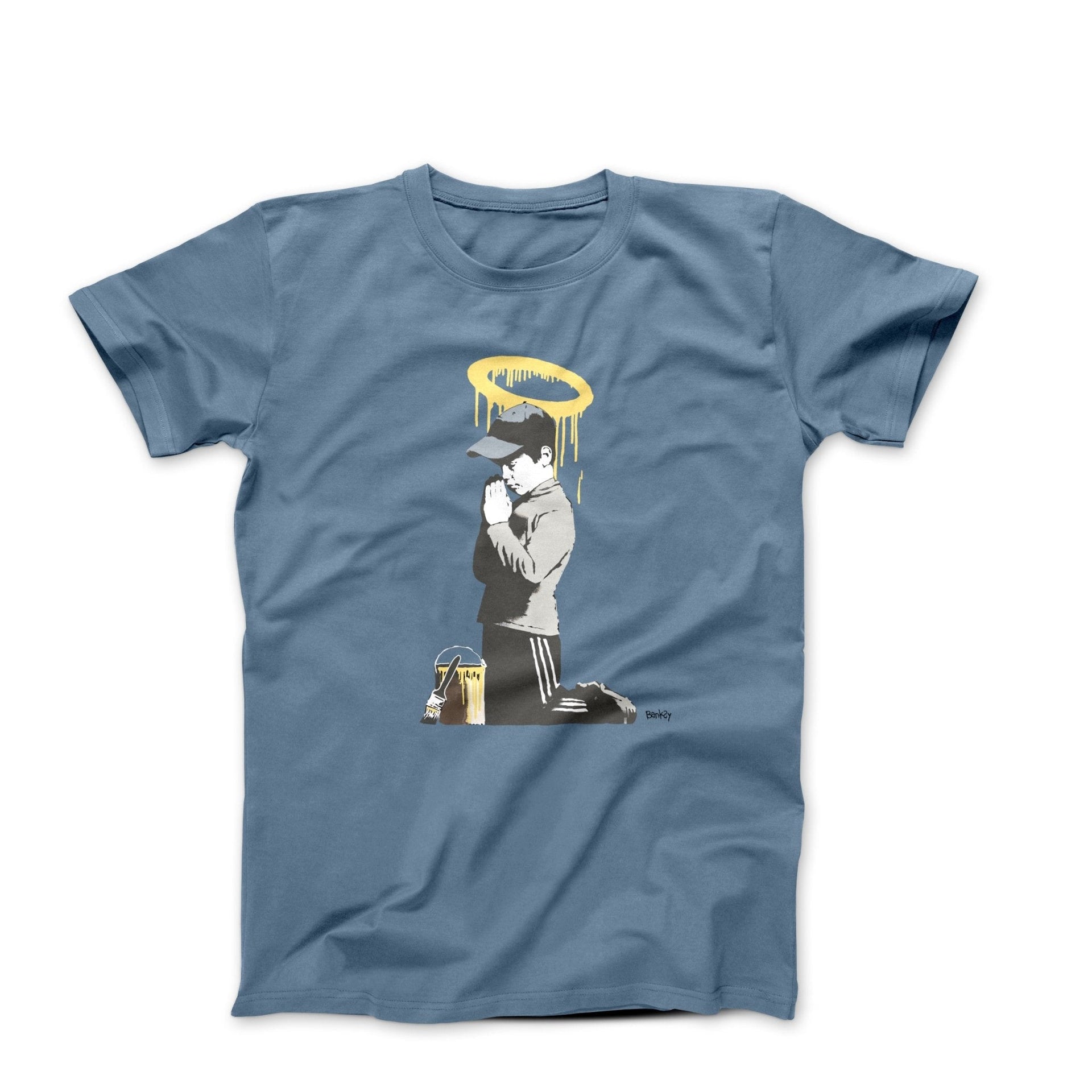 Banksy Forgive Us Our Trespassing T-shirt - Street, Pop & Media Art - Harvey Ltd