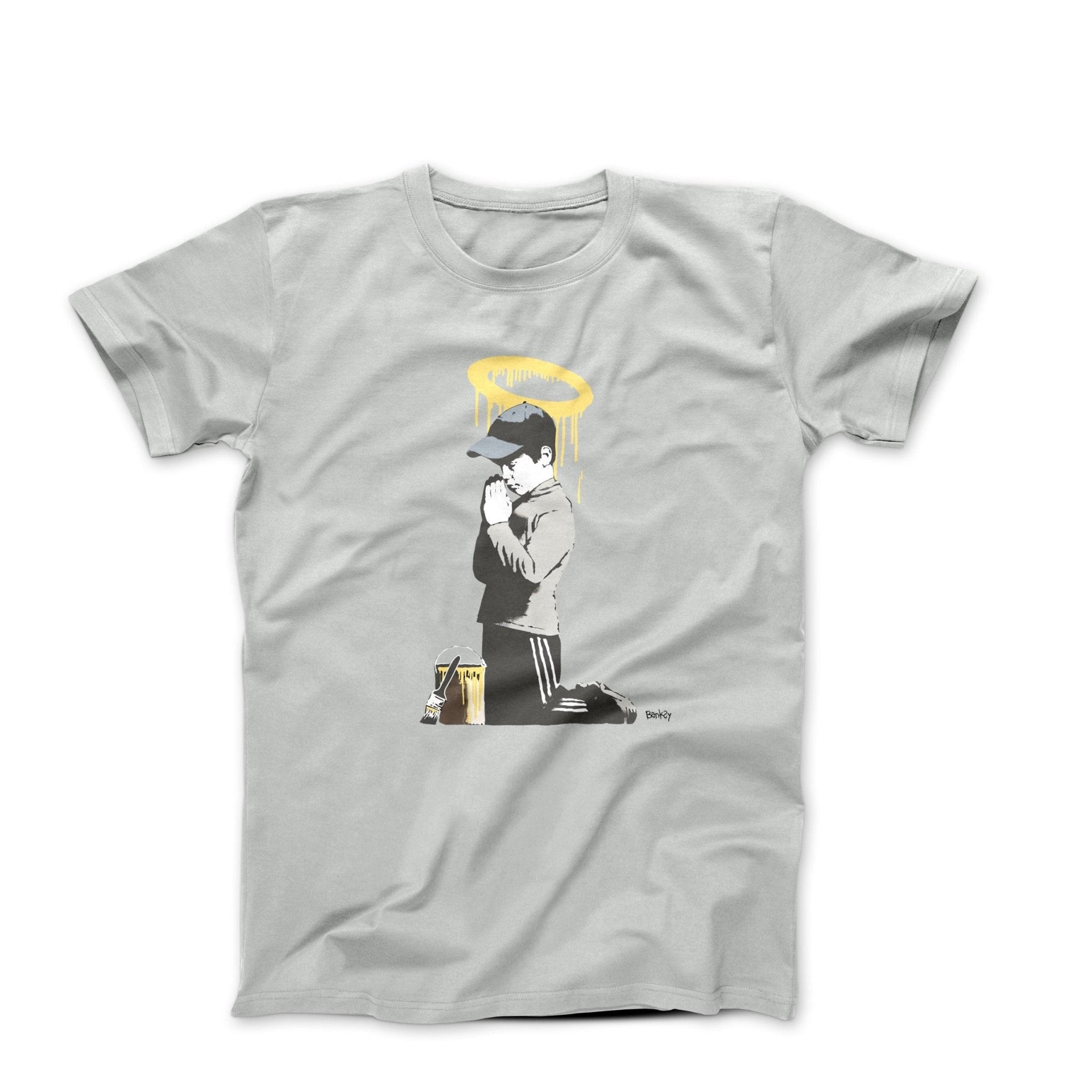 Banksy Forgive Us Our Trespassing T-shirt - Street, Pop & Media Art - Harvey Ltd