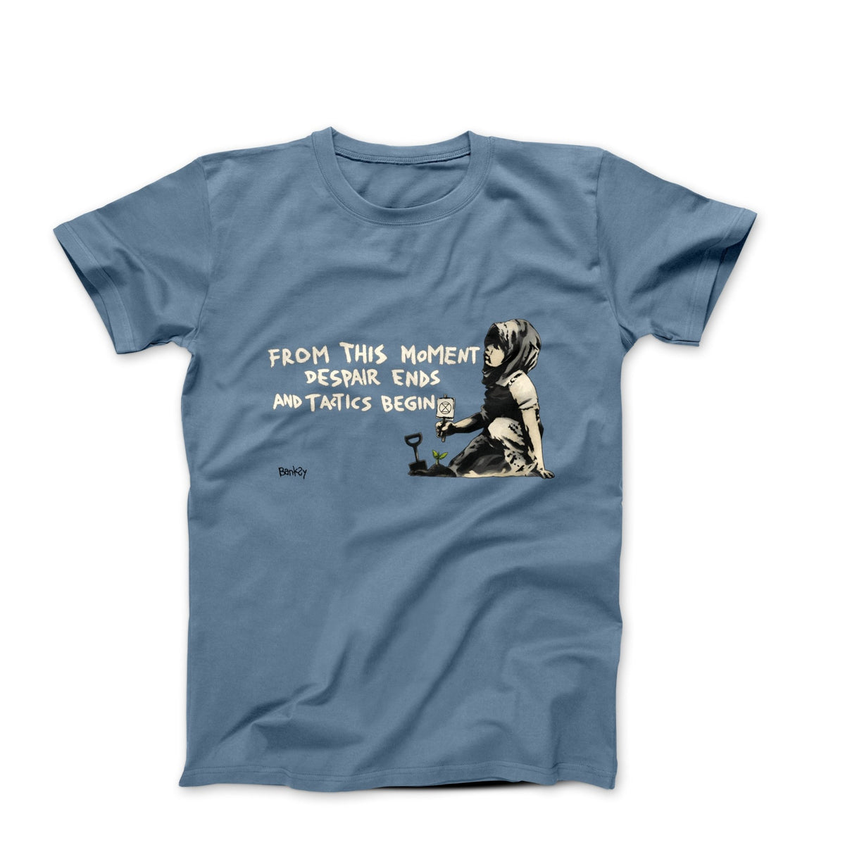 Banksy From This Moment Street Art T-shirt - Street, Pop & Media Art - Harvey Ltd