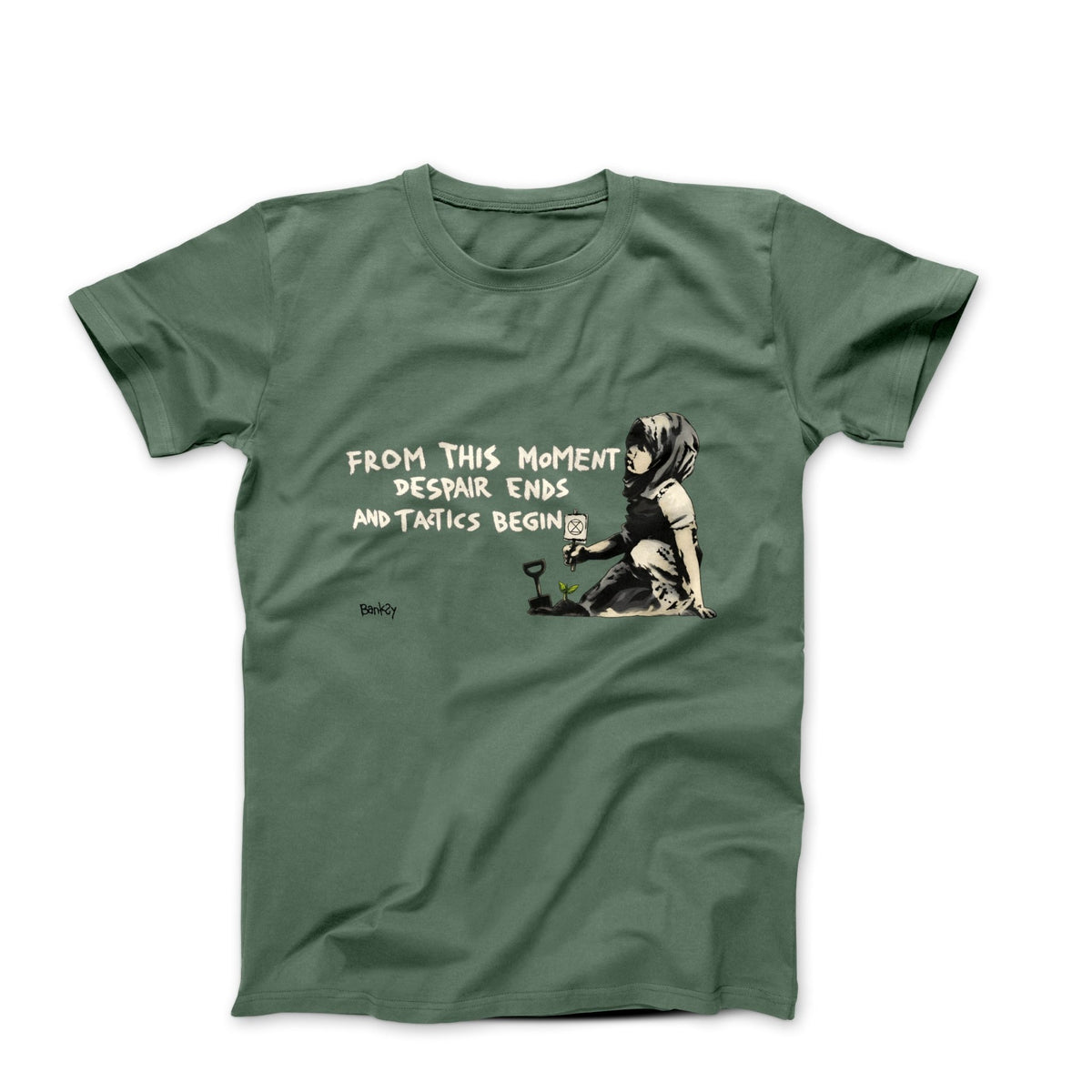 Banksy From This Moment Street Art T-shirt - Street, Pop & Media Art - Harvey Ltd
