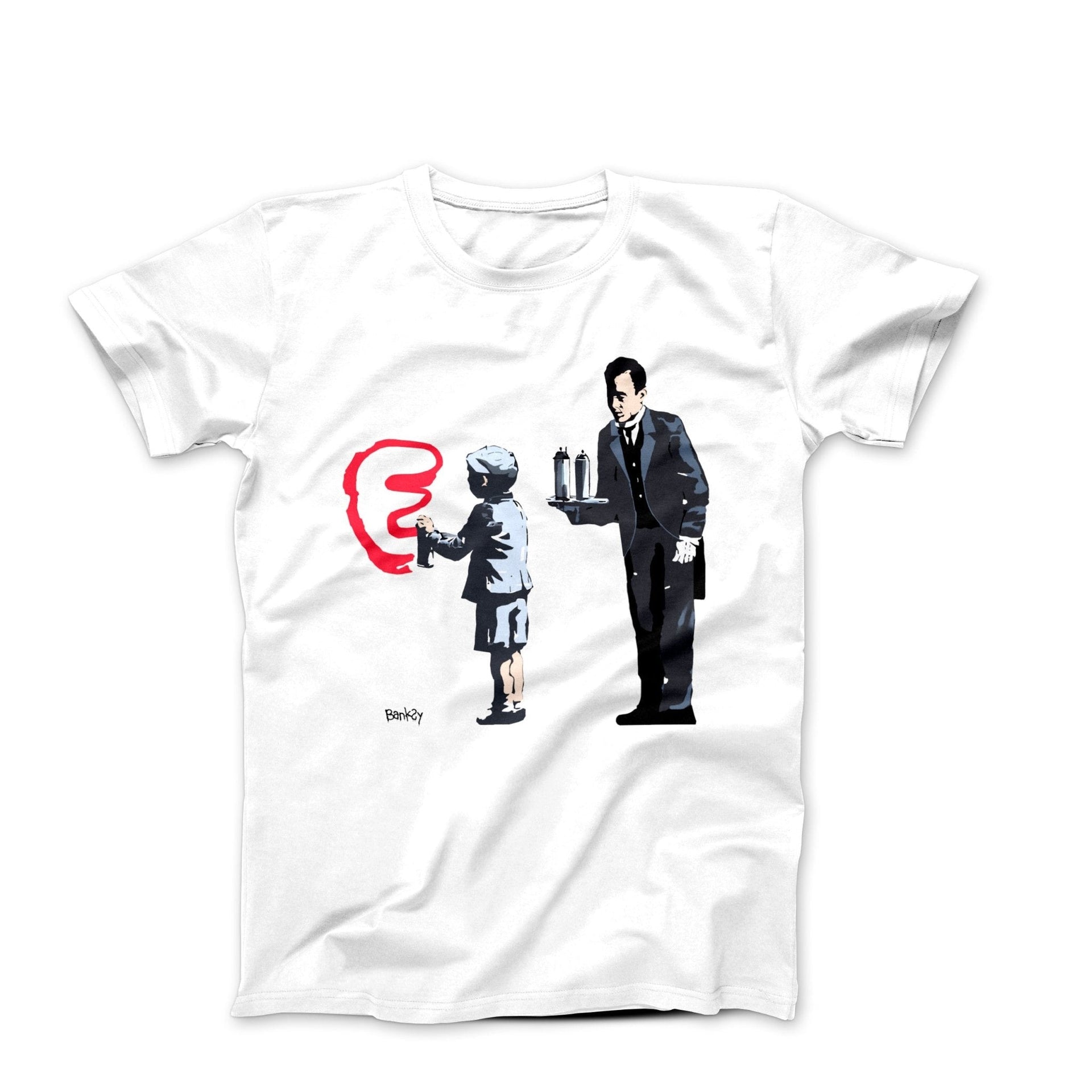 Banksy Ghetto 4 Life (2013) Street Art T-shirt - Street, Pop & Media Art - Harvey Ltd