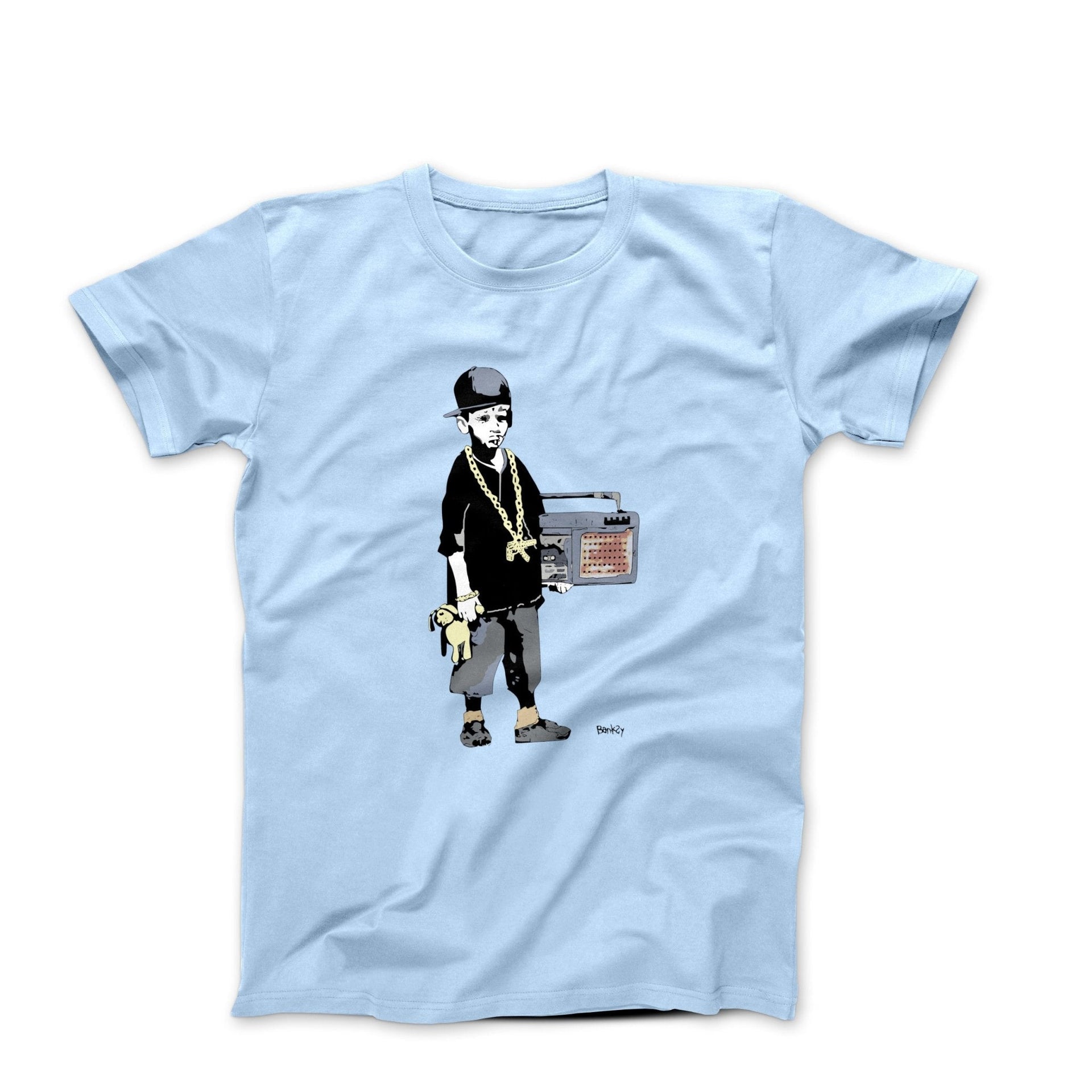 Banksy Ghetto Boy (2009) Street Art T-shirt - Street, Pop & Media Art - Harvey Ltd