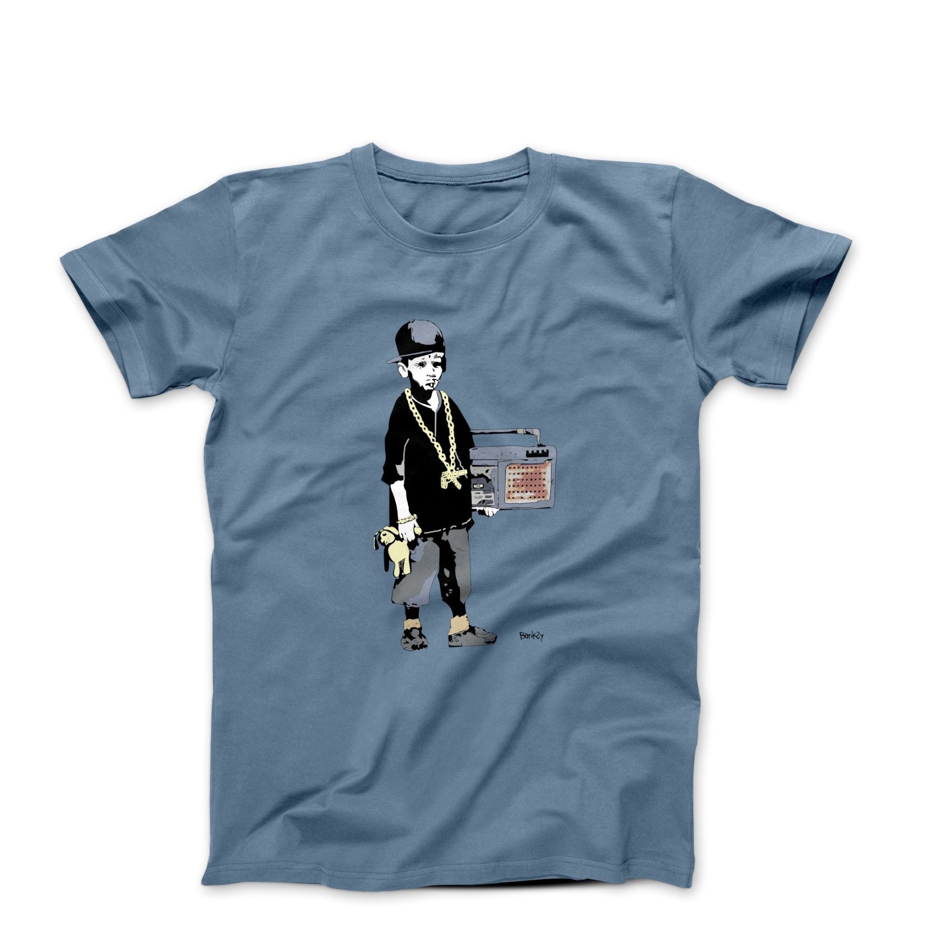 Banksy Ghetto Boy (2009) Street Art T-shirt - Street, Pop & Media Art - Harvey Ltd