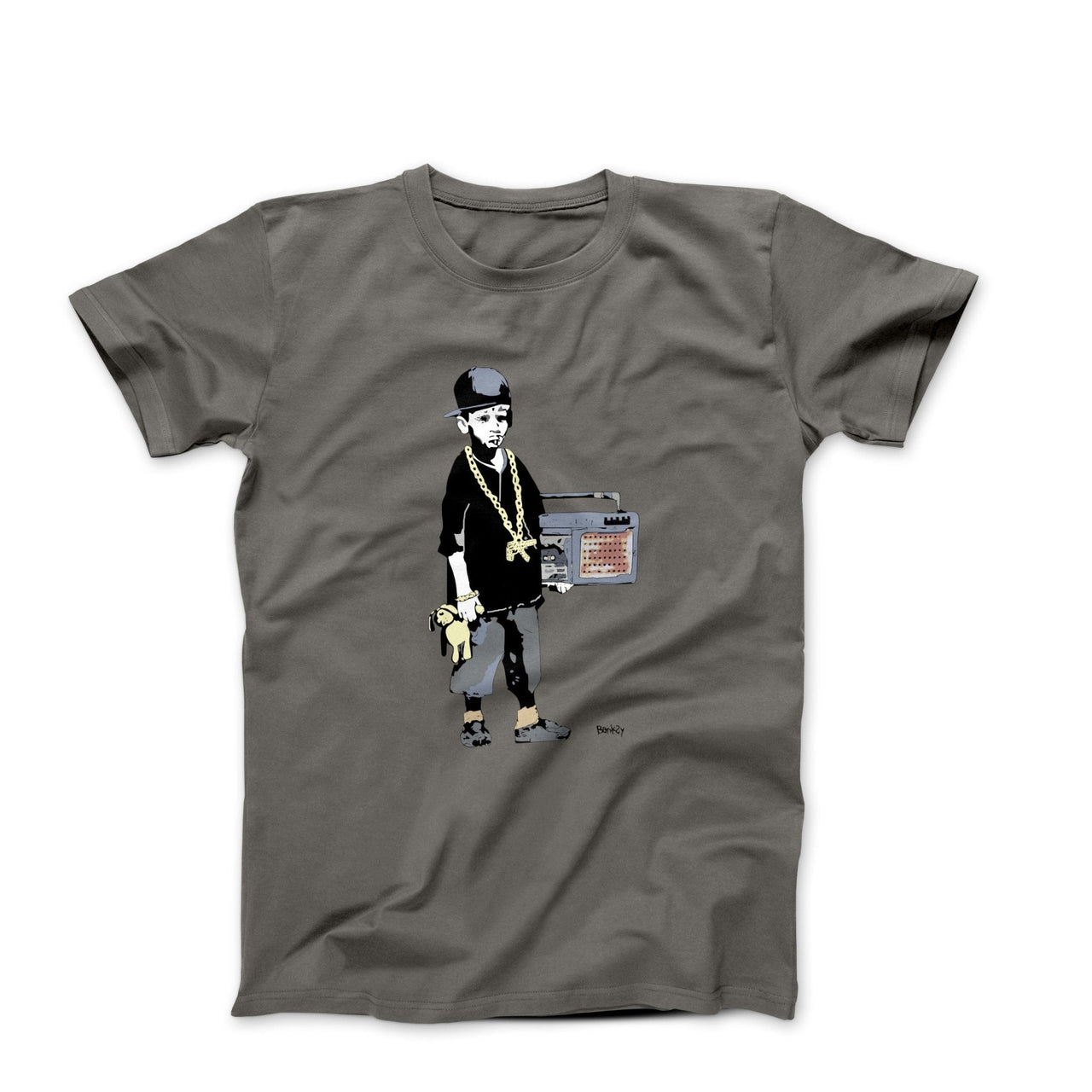 Banksy Ghetto Boy (2009) Street Art T-shirt - Street, Pop & Media Art - Harvey Ltd