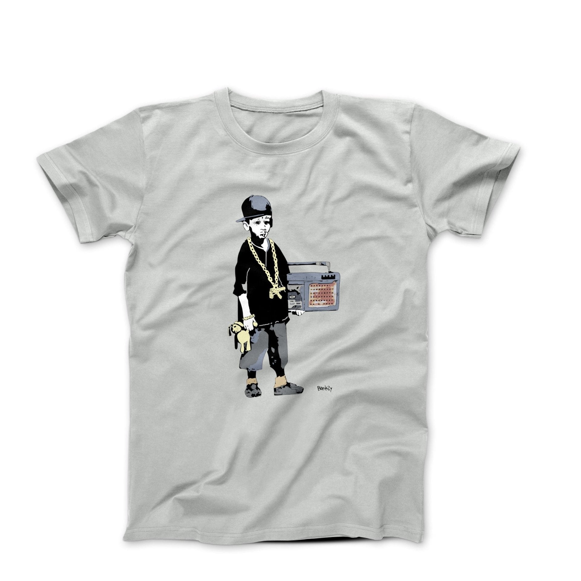 Banksy Ghetto Boy (2009) Street Art T-shirt - Street, Pop & Media Art - Harvey Ltd