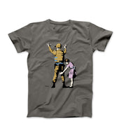 Banksy Girl Frisking Soldier (2007) Street Art T-shirt - Street, Pop & Media Art - Harvey Ltd
