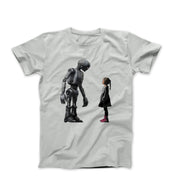 Banksy Girl Meets AI Street Art T - shirt - Clothing - Harvey Ltd