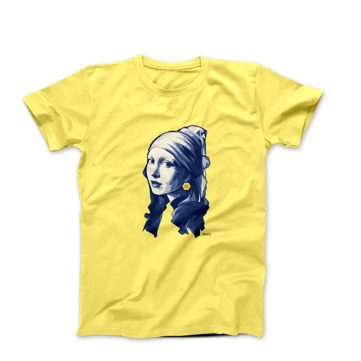Banksy Girl With A Pierced Eardrum 2014 T-shirt - Street, Pop & Media Art - Harvey Ltd