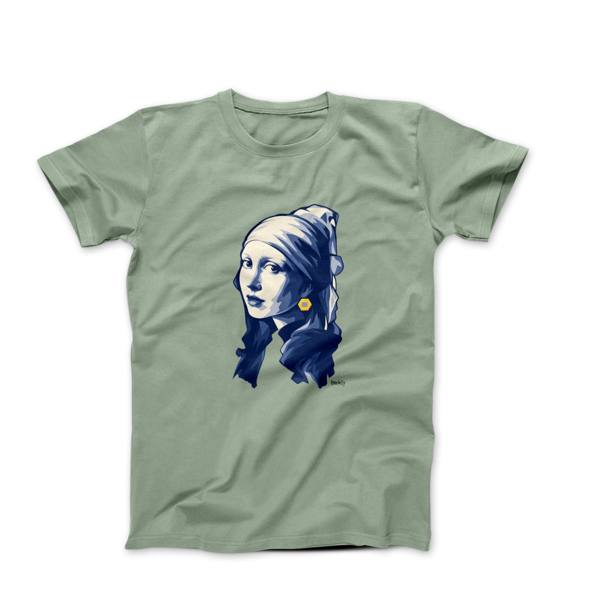 Banksy Girl With A Pierced Eardrum 2014 T-shirt - Street, Pop & Media Art - Harvey Ltd