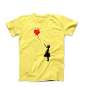 Banksy Girl with a Red Balloon (2004) Street Art T - Shirt - Clothing - Harvey Ltd