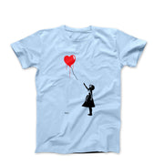 Banksy Girl with a Red Balloon (2004) Street Art T - Shirt - Clothing - Harvey Ltd