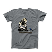 Banksy Girl With Blue Bird Street Art T-shirt - Street, Pop & Media Art - Harvey Ltd