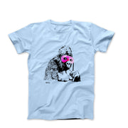 Banksy Gorilla in Pink Mask 2001 Street Art T-shirt - Street, Pop & Media Art - Harvey Ltd