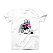 Banksy Gorilla in Pink Mask 2001 Street Art T-shirt - Street, Pop & Media Art - Harvey Ltd