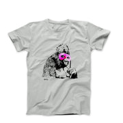 Banksy Gorilla in Pink Mask 2001 Street Art T-shirt - Street, Pop & Media Art - Harvey Ltd