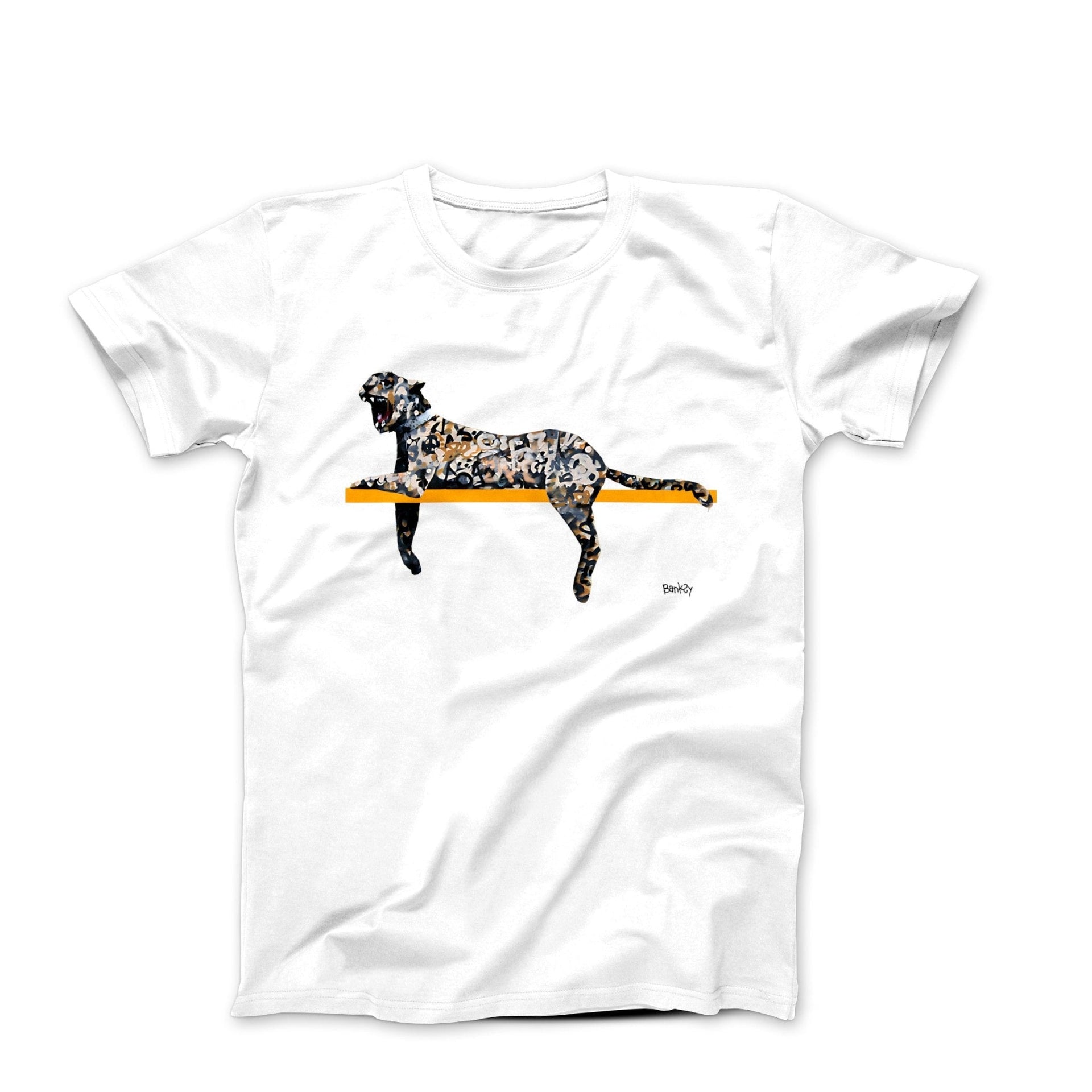 Banksy Graffiti Leopard (2011) Street Art T-shirt - Street, Pop & Media Art - Harvey Ltd