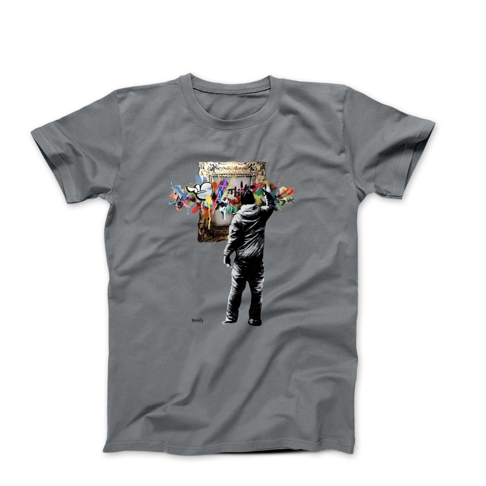 Banksy Graffiti Painter Street Art T-shirt - Street, Pop & Media Art - Harvey Ltd