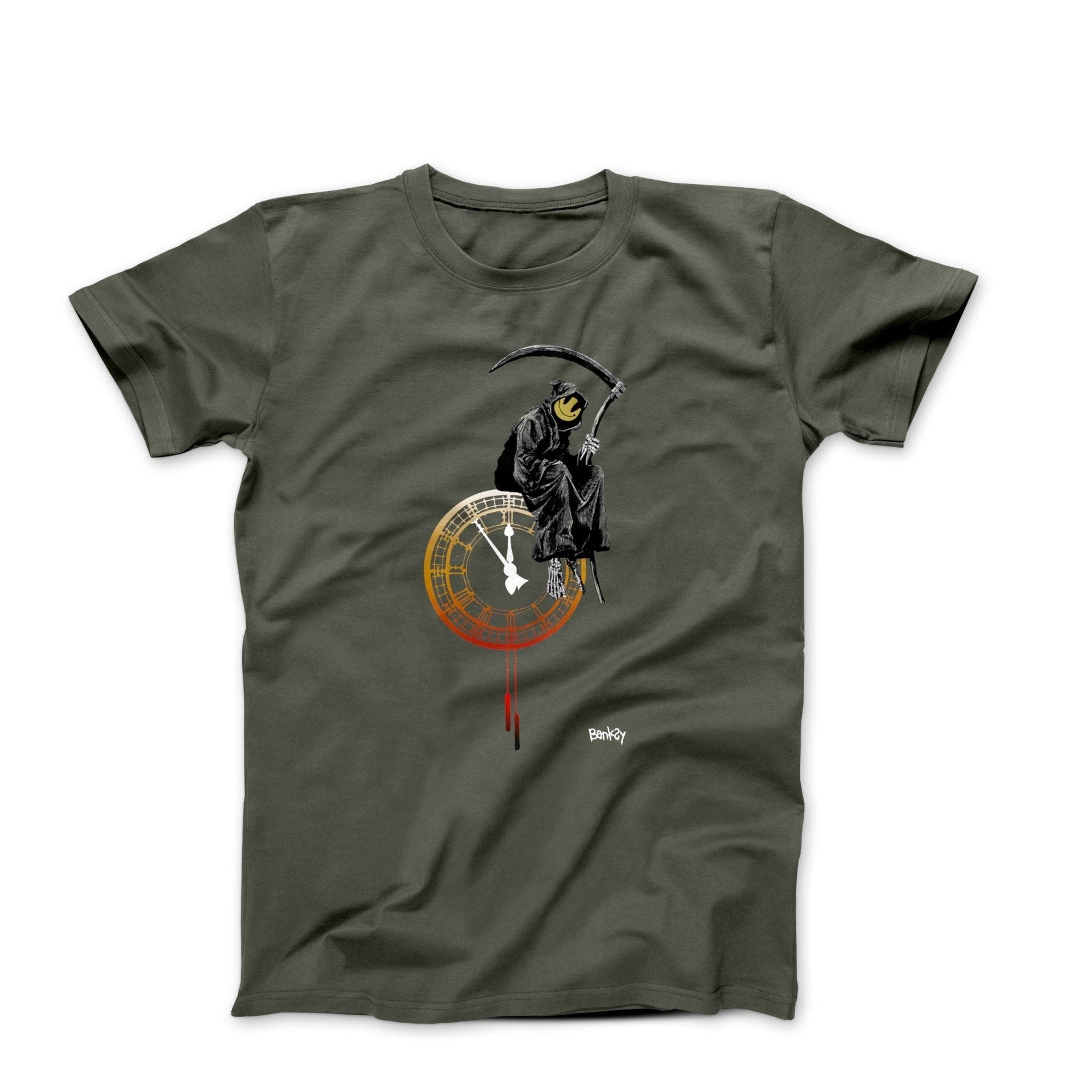 Banksy Grin Reaper Street Art T-shirt - Street, Pop & Media Art - Harvey Ltd