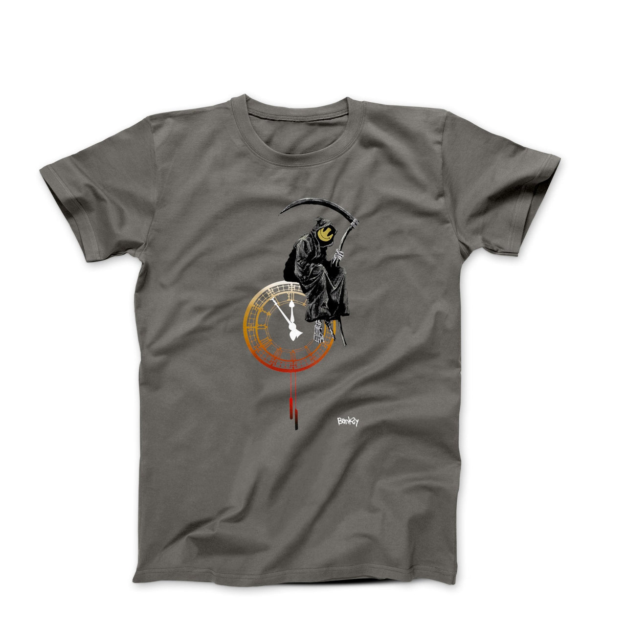 Banksy Grin Reaper Street Art T-shirt - Street, Pop & Media Art - Harvey Ltd