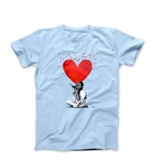 Banksy Heart Girl Street Art T-shirt - Street, Pop & Media Art - Harvey Ltd