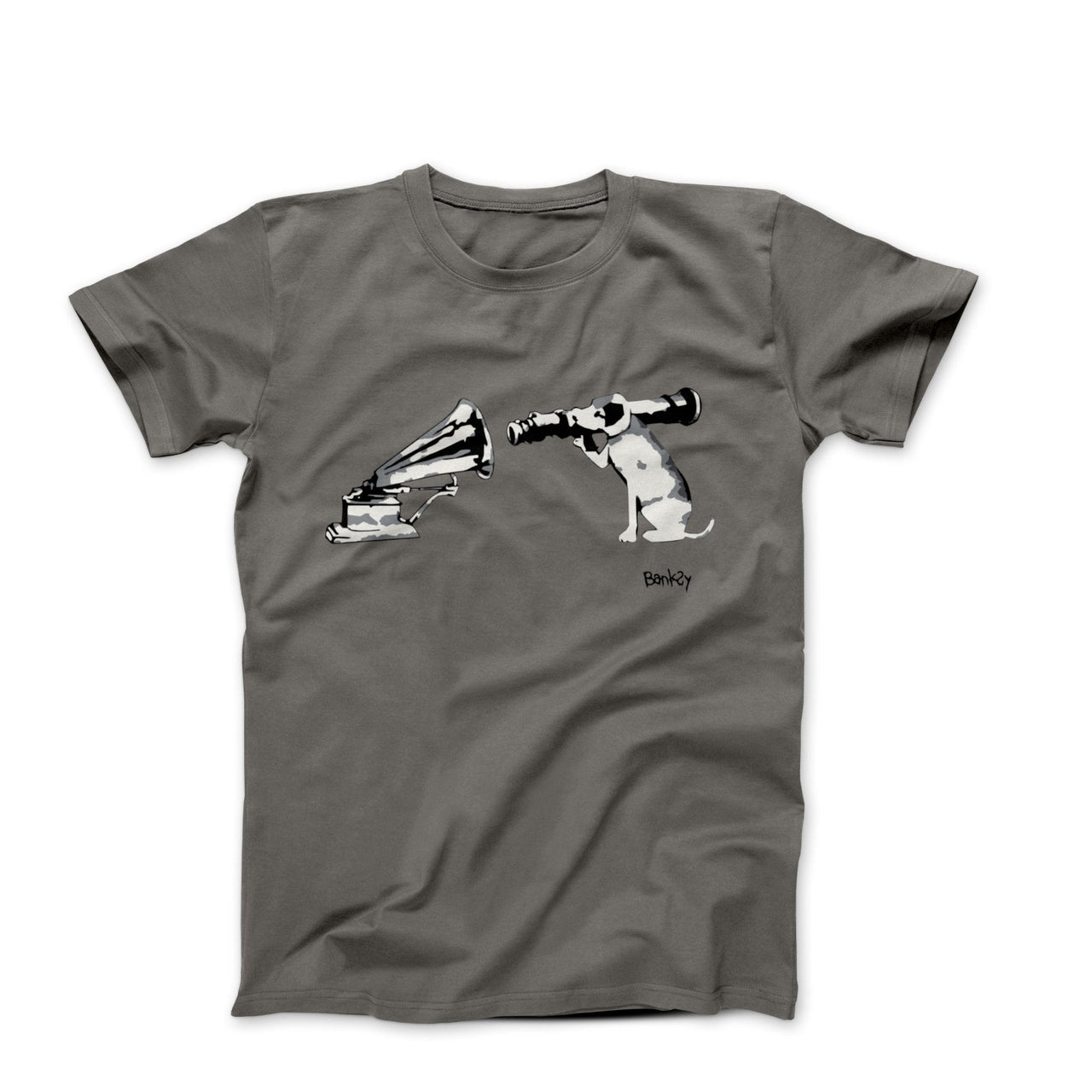 Banksy HMV Dog (2002) Street Art T-shirt - Street, Pop & Media Art - Harvey Ltd