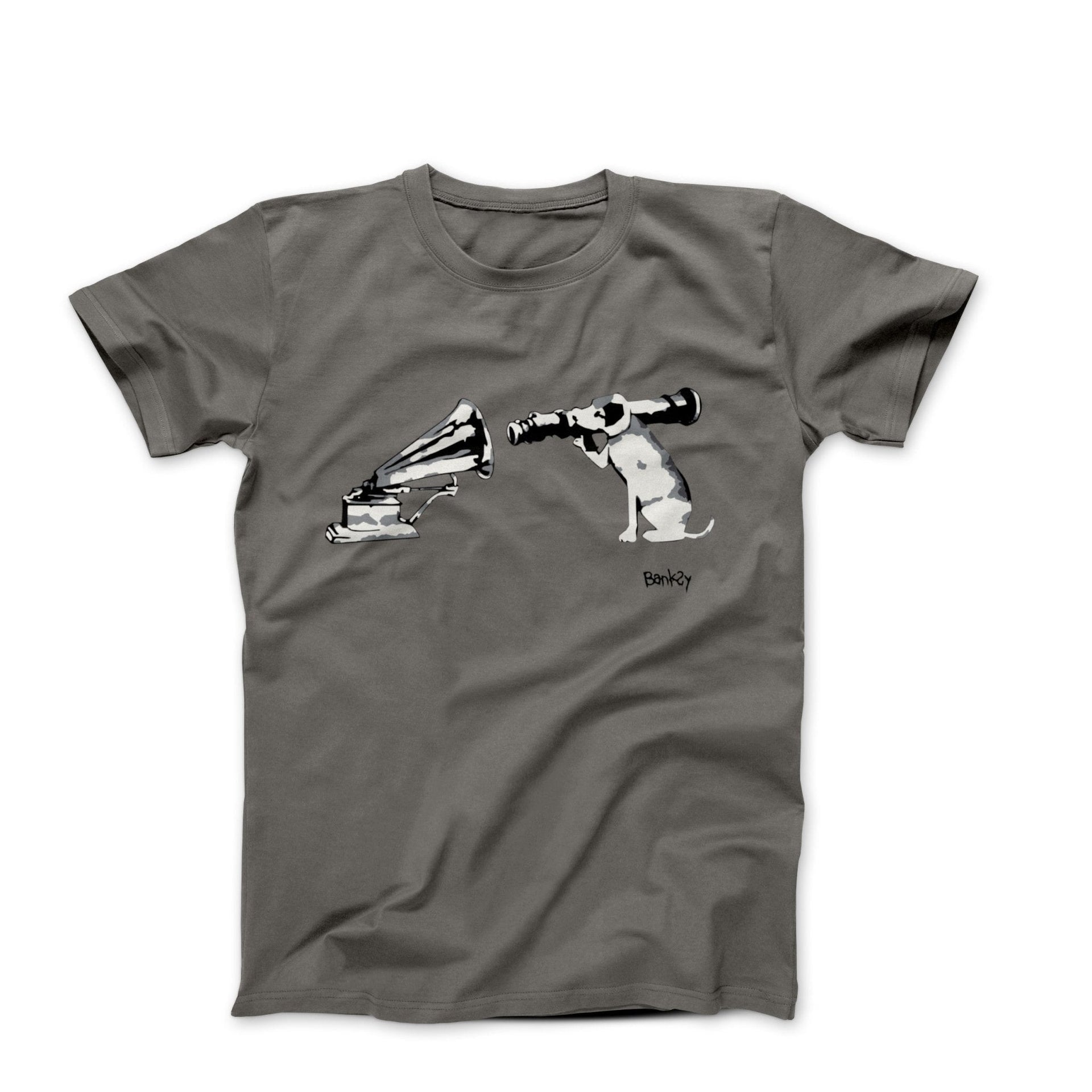 Banksy HMV Dog (2002) Street Art T-shirt - Street, Pop & Media Art - Harvey Ltd