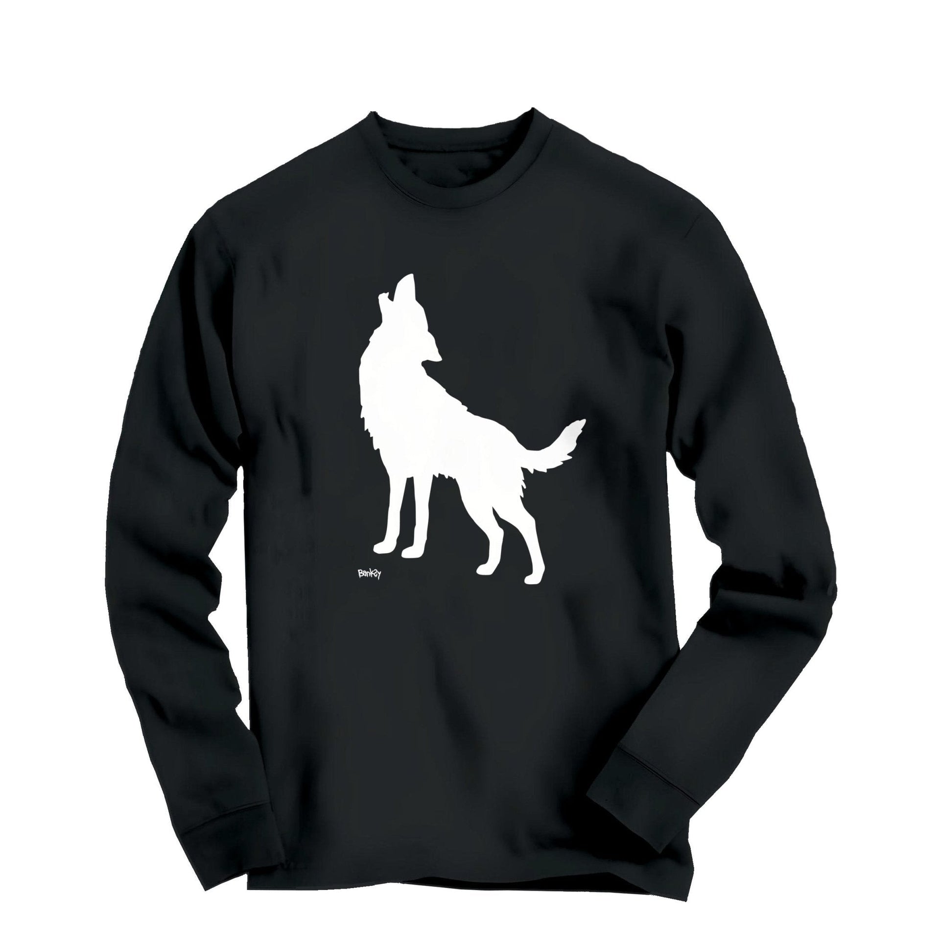 Banksy Howling Wolf 2024 Long Sleeve Tee - Street, Pop & Media Art - Harvey Ltd