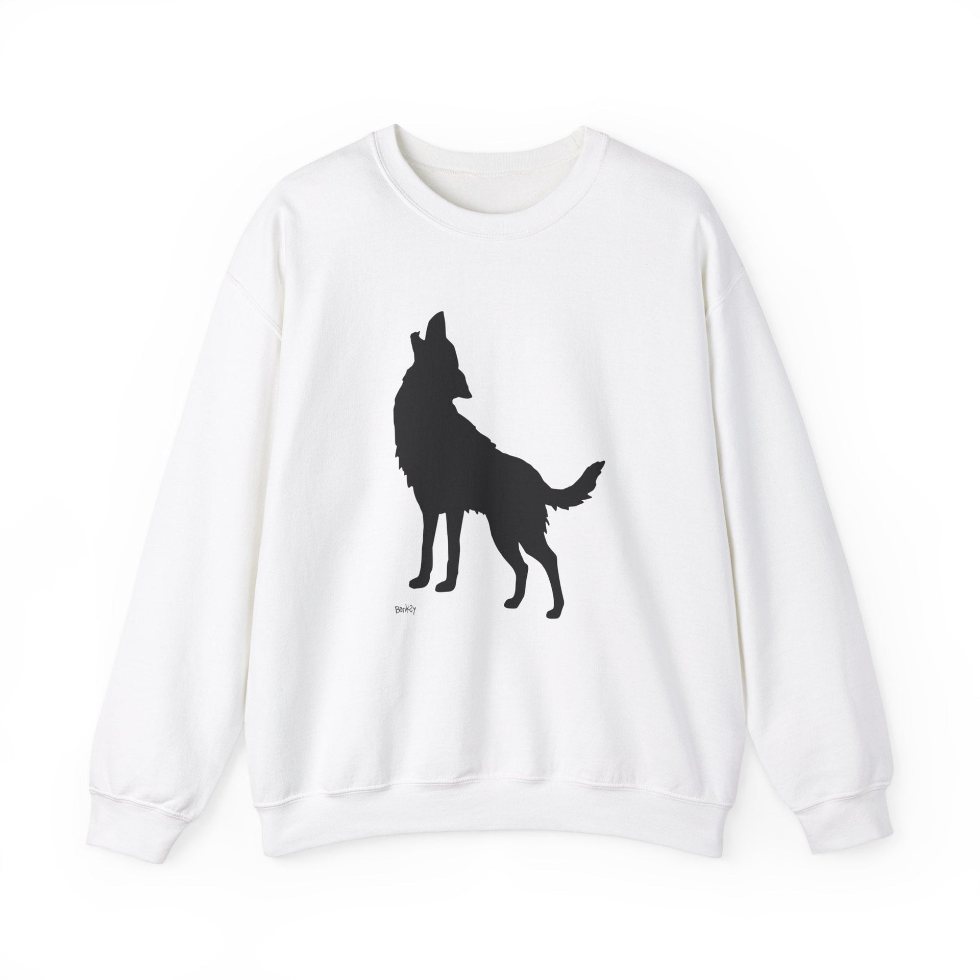 Banksy Howling Wolf (2024) Street Art Sweatshirt - Sweatshirt - Harvey Ltd