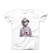 Banksy I Heart Life Street Art T - shirt - Clothing - Harvey Ltd