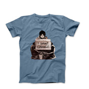 Banksy I Want Change Street Art T-shirt - Street, Pop & Media Art - Harvey Ltd