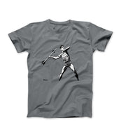 Banksy Javelin Thrower 2012 Street Art T-shirt - Street, Pop & Media Art - Harvey Ltd