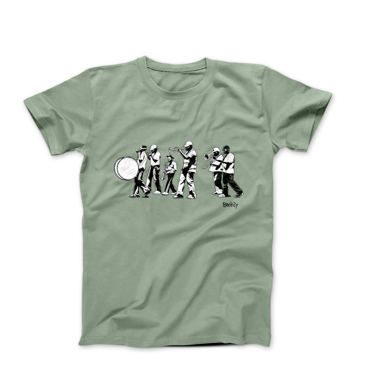 Banksy Jazz Players 2008 Street Art T-shirt - Street, Pop & Media Art - Harvey Ltd