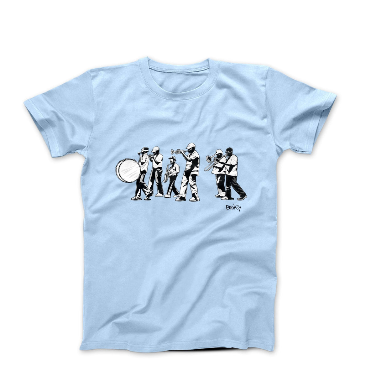 Banksy Jazz Players 2008 Street Art T-shirt - Street, Pop & Media Art - Harvey Ltd