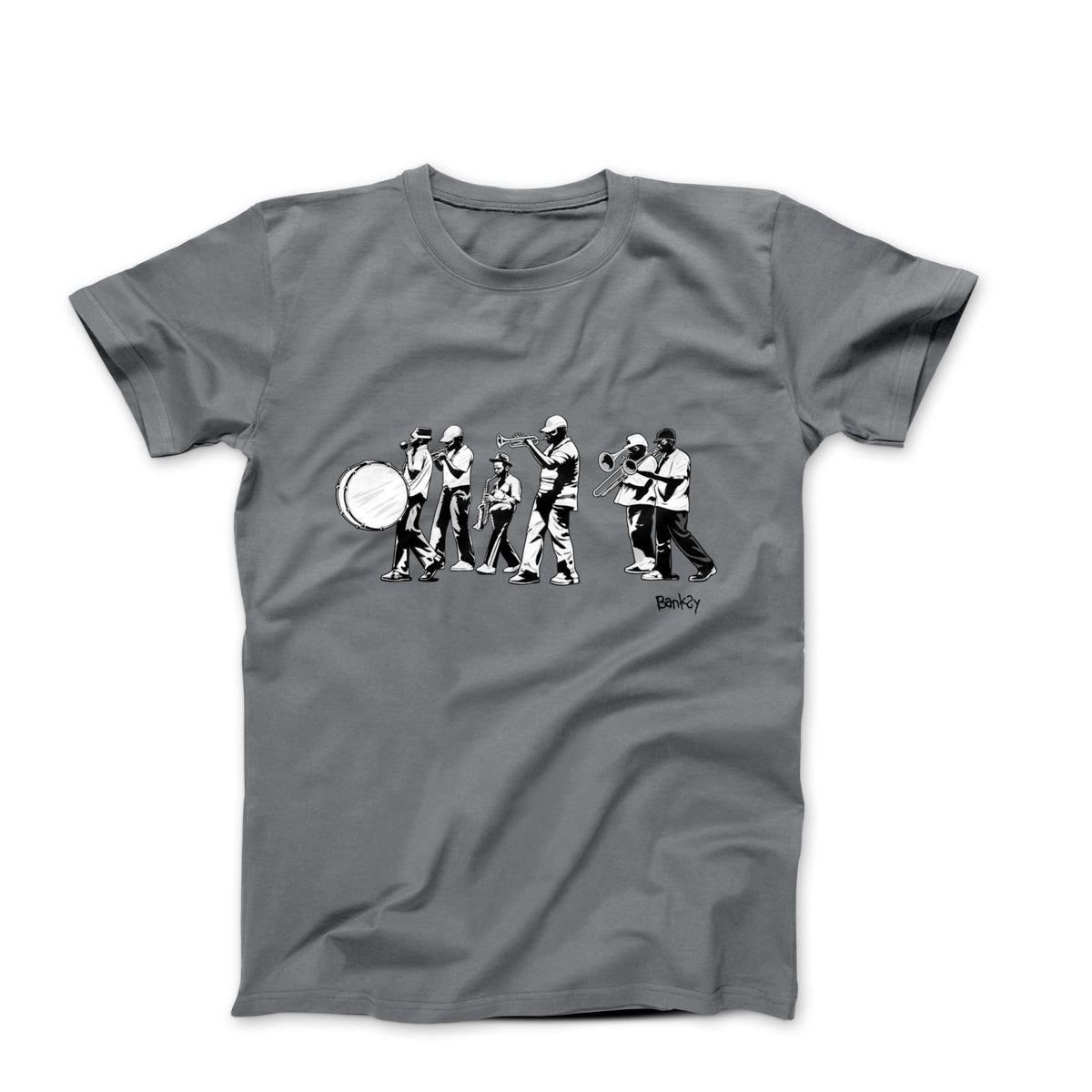 Banksy Jazz Players 2008 Street Art T-shirt - Street, Pop & Media Art - Harvey Ltd