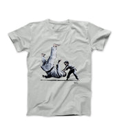 Banksy Judo Match Near Kyiv T-shirt - Street, Pop & Media Art - Harvey Ltd