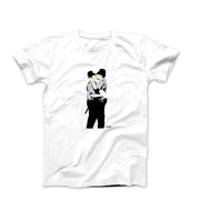 Banksy Kissing Coppers Graffiti Art T-shirt - Street, Pop & Media Art - Harvey Ltd