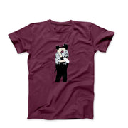 Banksy Kissing Coppers Graffiti Art T-shirt - Street, Pop & Media Art - Harvey Ltd