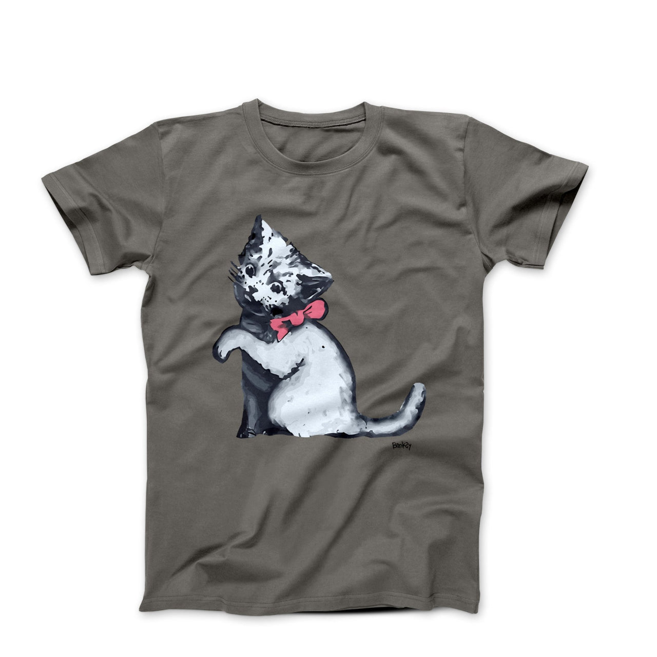 Banksy Kitten in Gaza Street Art T-shirt - Street, Pop & Media Art - Harvey Ltd
