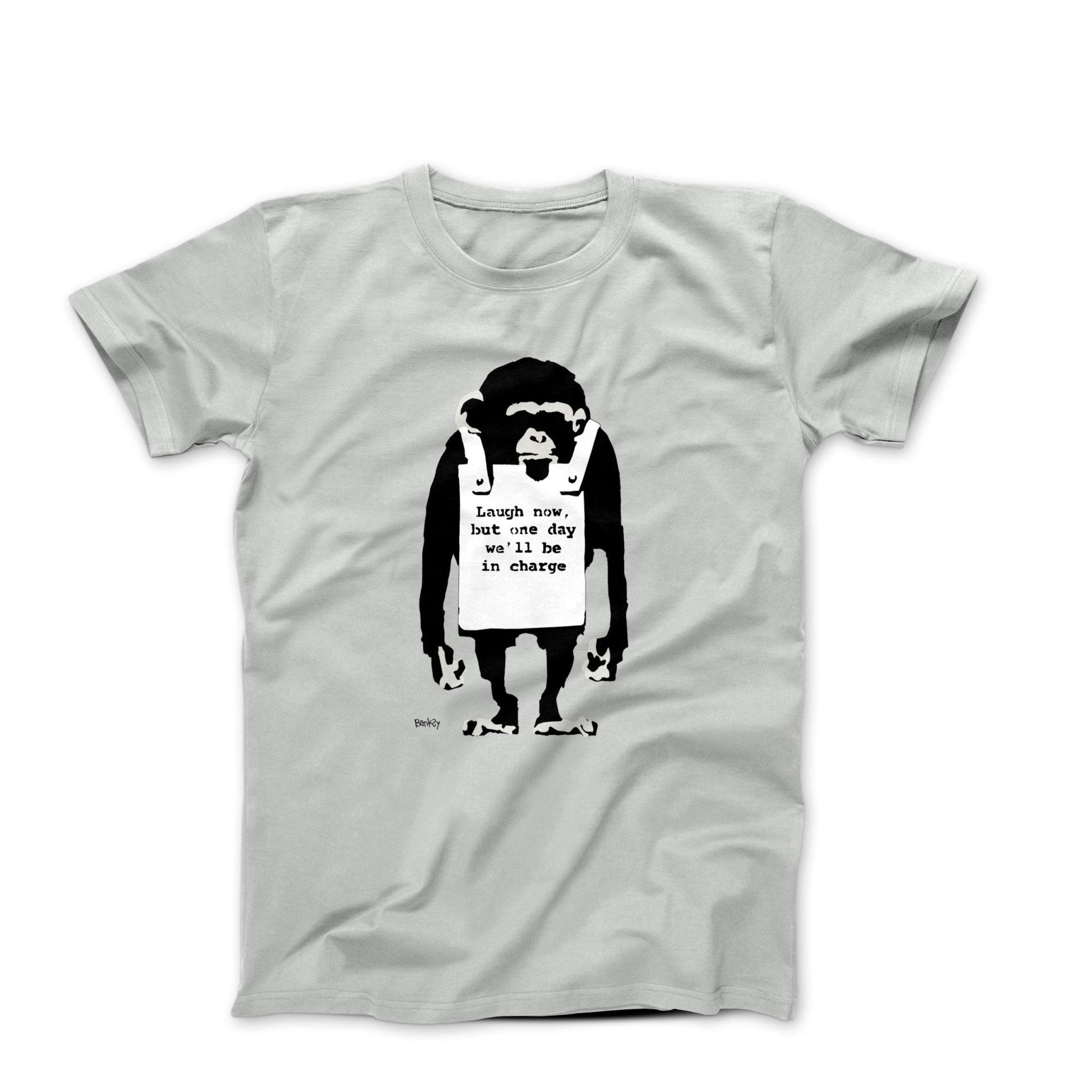 Banksy Laugh Now (2000) Street Art T-shirt - Street, Pop & Media Art - Harvey Ltd