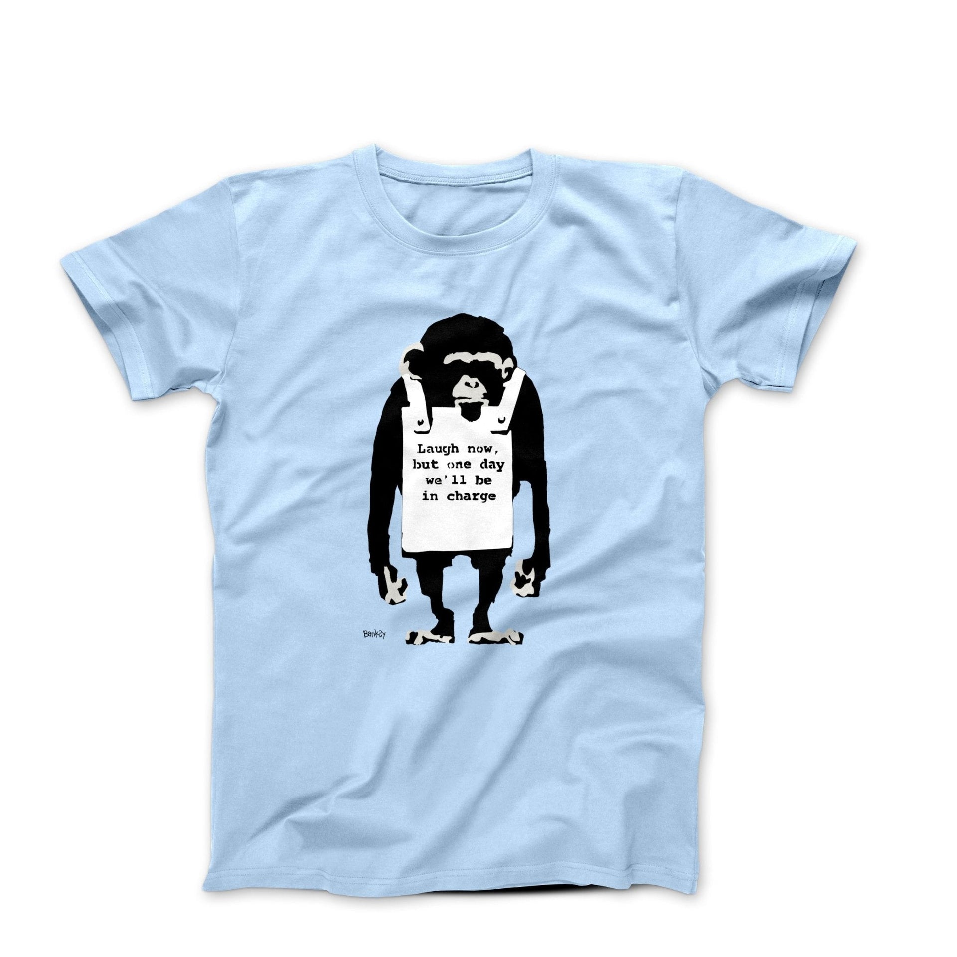 Banksy Laugh Now (2000) Street Art T-shirt - Street, Pop & Media Art - Harvey Ltd