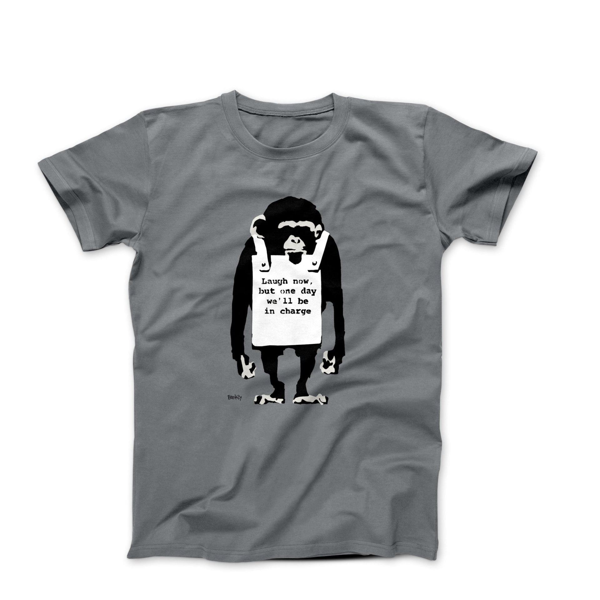 Banksy Laugh Now (2000) Street Art T-shirt - Street, Pop & Media Art - Harvey Ltd