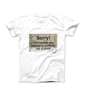 Banksy Lifestyle Out of Stock 2013 Street Art T-shirt - Street, Pop & Media Art - Harvey Ltd