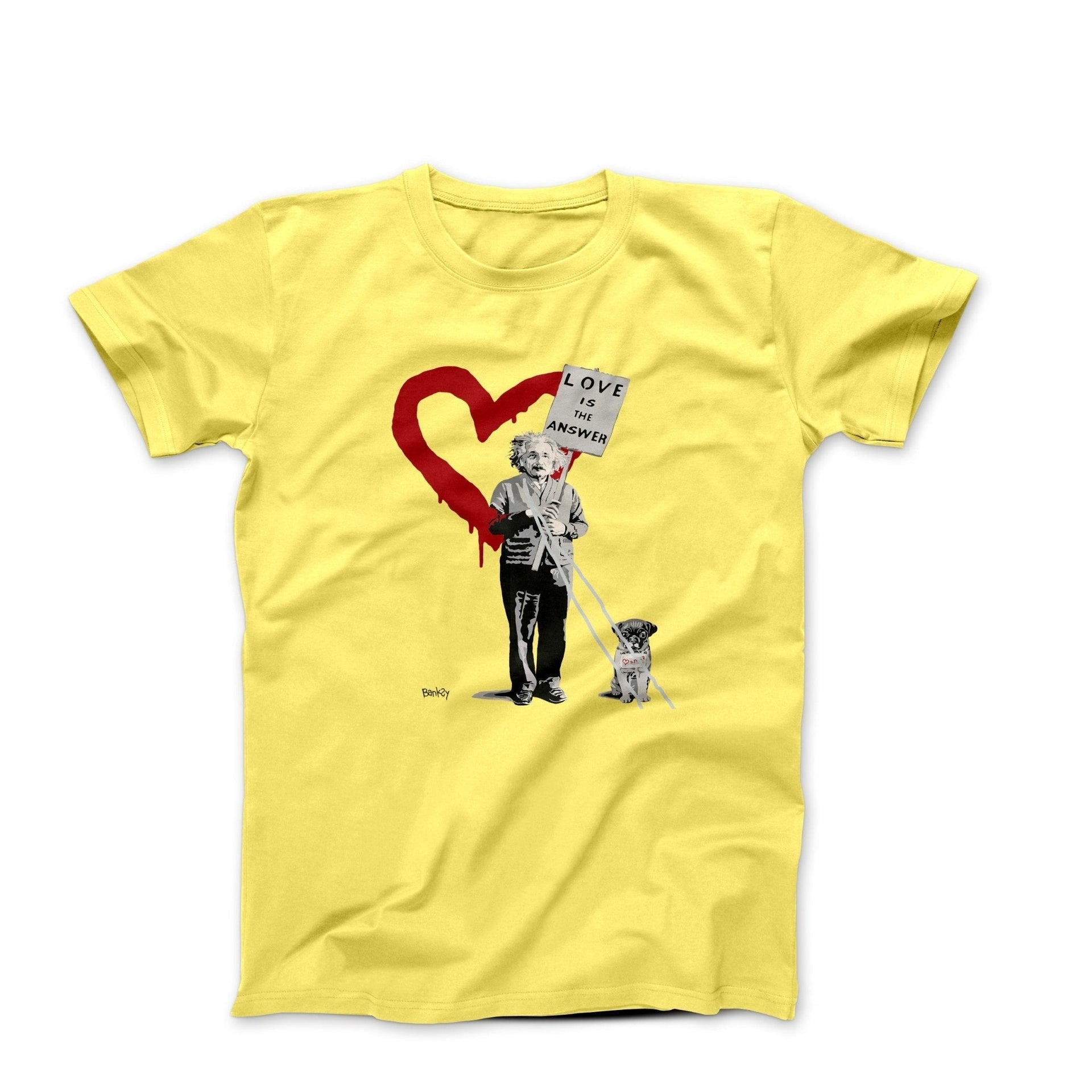 Banksy Love Is The Answer T-shirt - Street, Pop & Media Art - Harvey Ltd