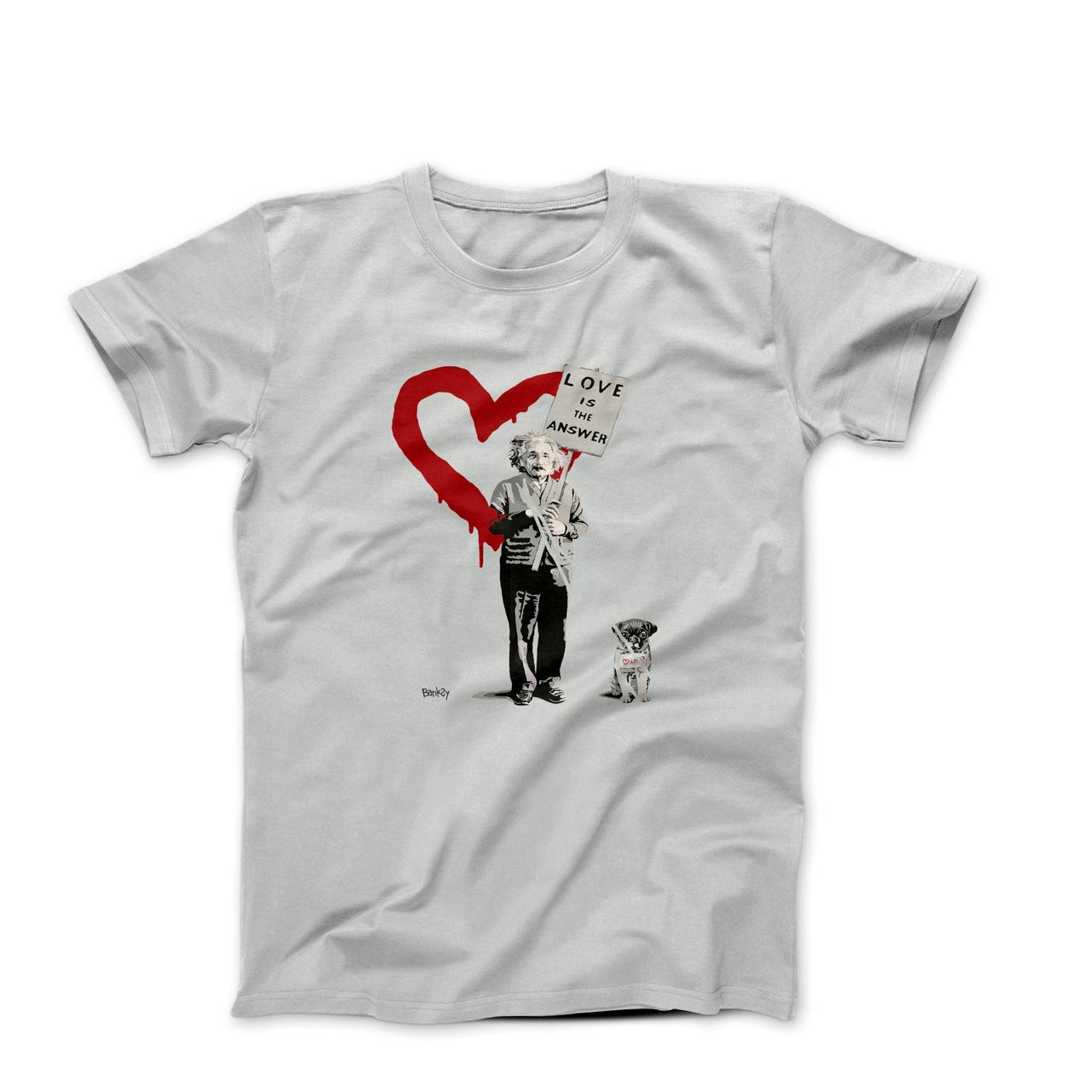 Banksy Love Is The Answer T-shirt - Street, Pop & Media Art - Harvey Ltd