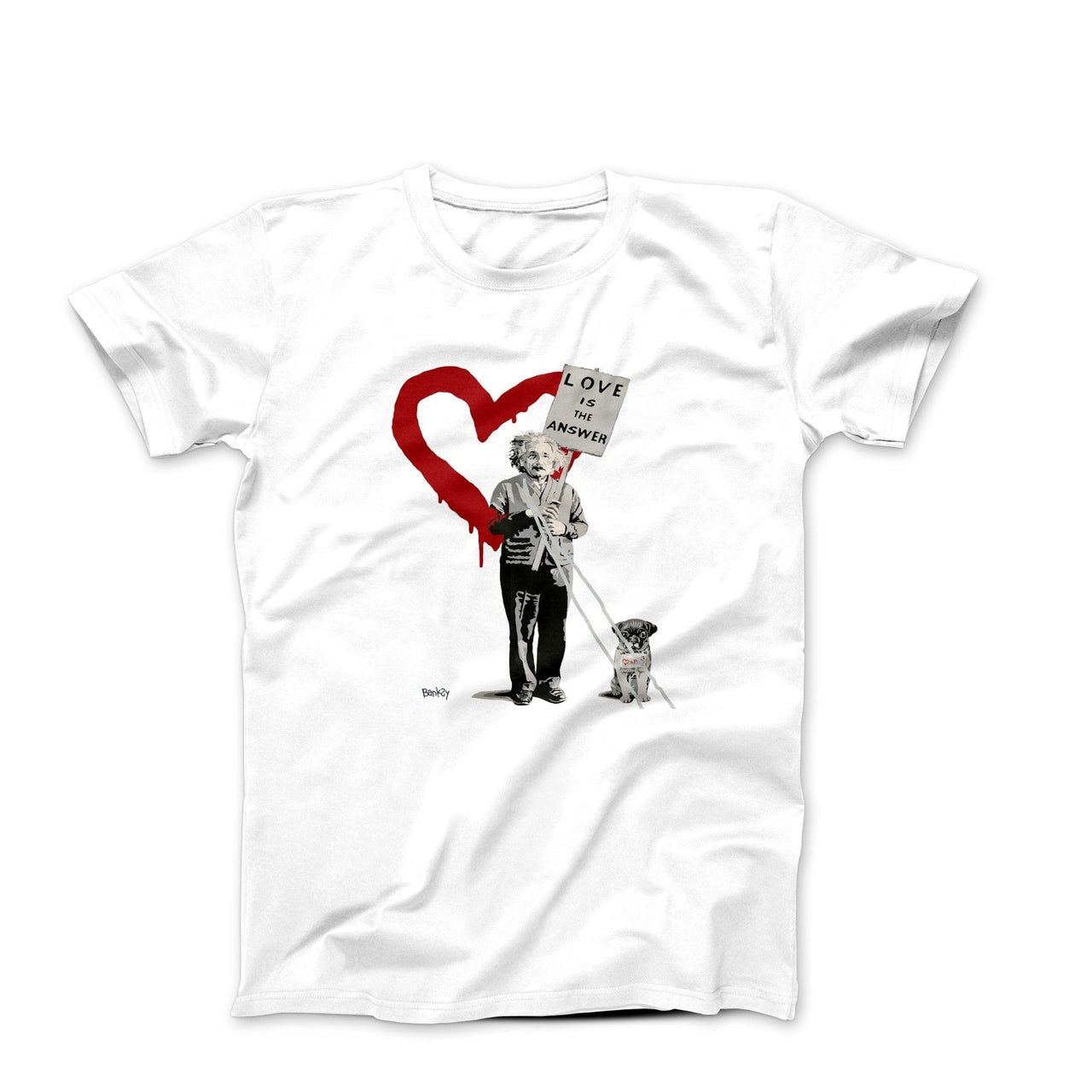 Banksy Love Is The Answer T-shirt - Street, Pop & Media Art - Harvey Ltd