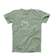 Banksy Love Plane 2011 Street Art T-shirt - Street, Pop & Media Art - Harvey Ltd